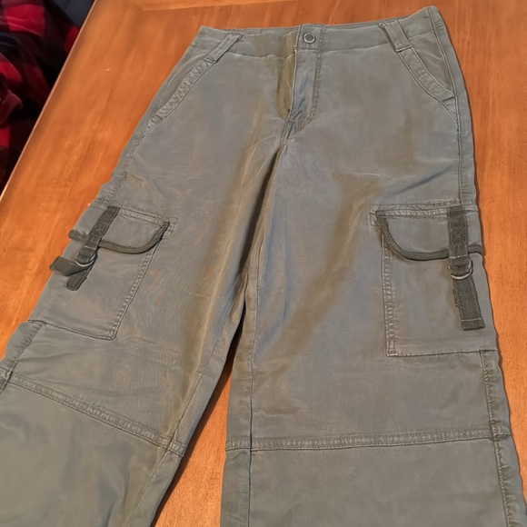 American Eagle Cargo lowrise wide leg 0 short - Picture 3 of 11